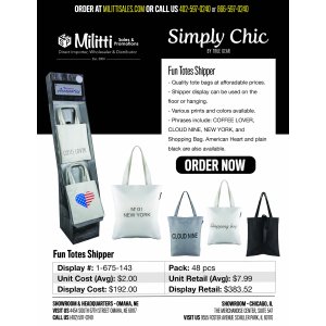 Fun Totes Shipper - 48pcs