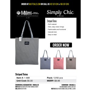 Striped Totes