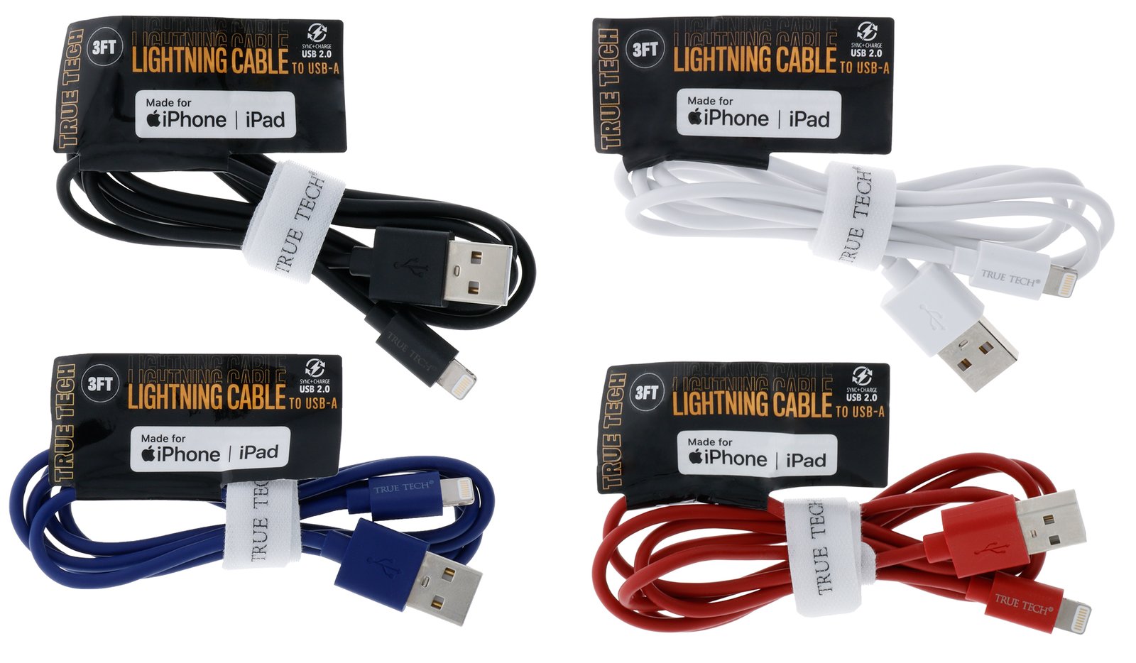 11-454 Lightning to USB-A 3FT Classic Cable