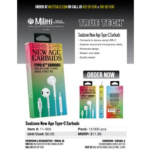 Soulzone New Age Type-C Earbuds