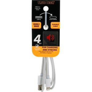 Lightning to USB-A 4FT Double Braid Cable