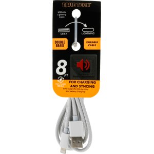 Lightning to USB-A 8FT Double Braid Cable