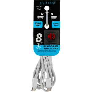 USB-C to USB-C 8FT Double Braid Cable
