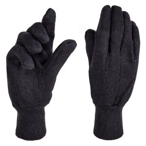 Brown Jersey Gloves