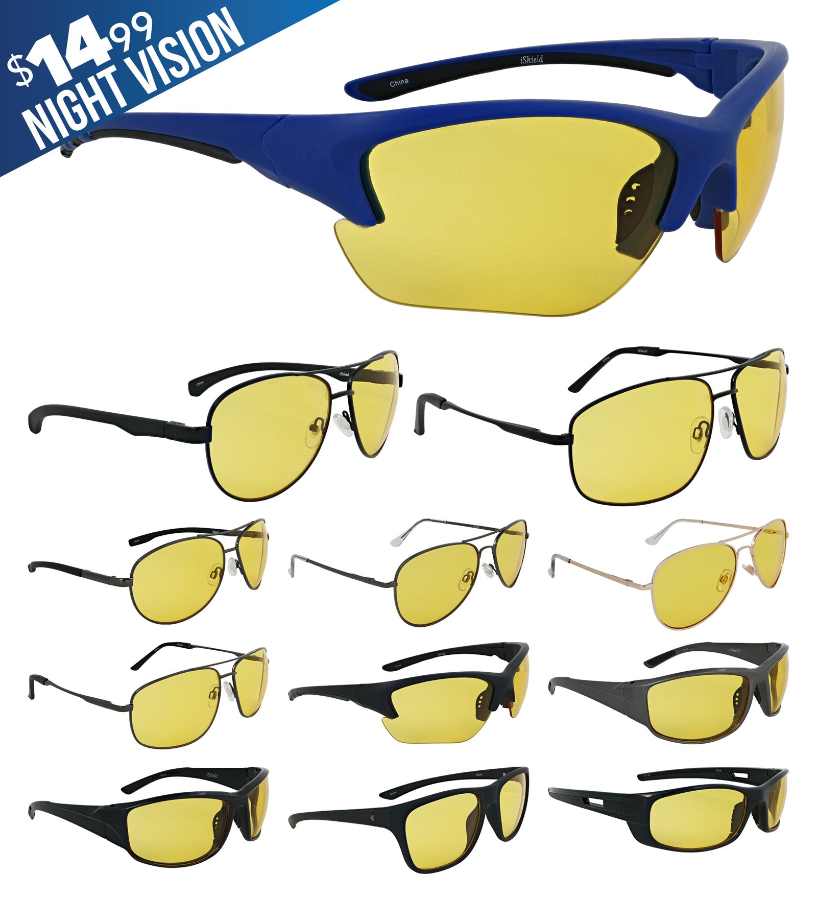 2-685 Night Driving Glasses - Roanoke
