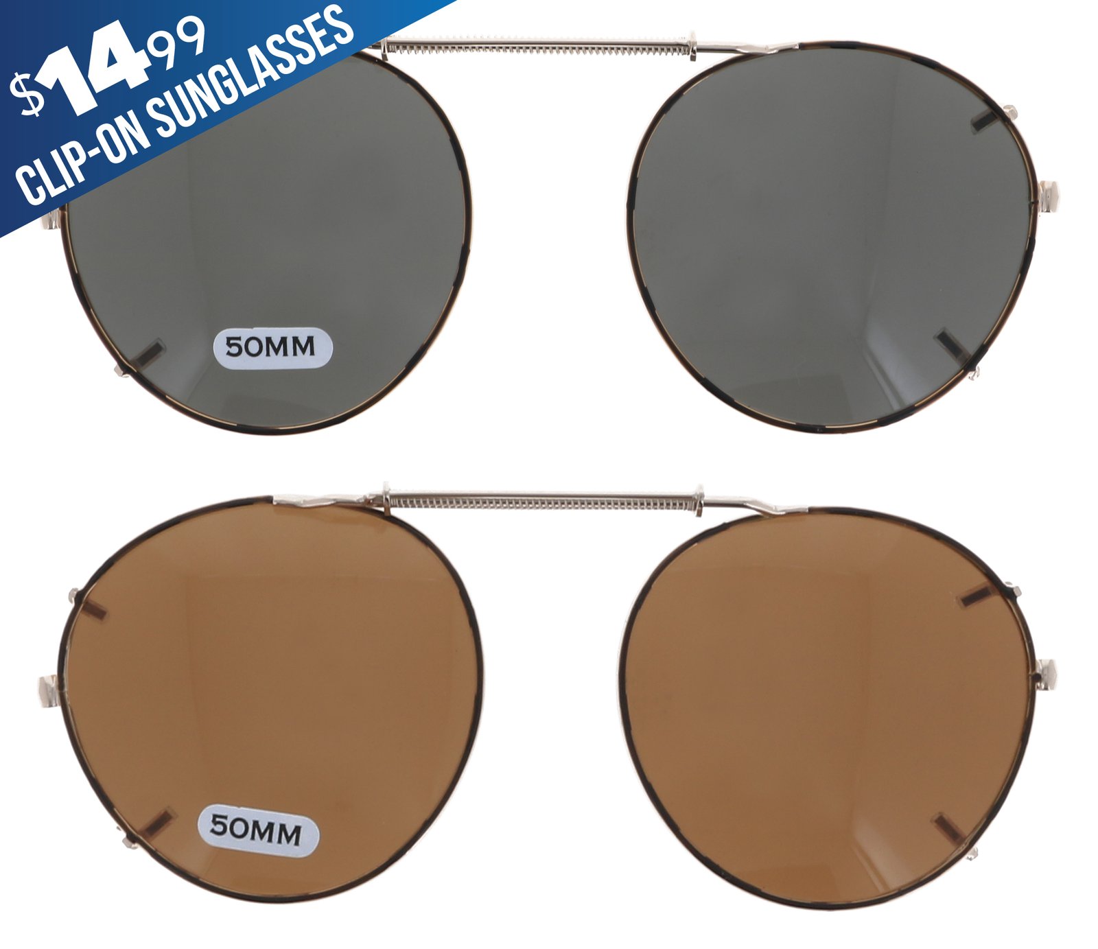 Clip On Sunglasses - Baltic