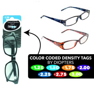 iWear Readers (Assorted Diopters)