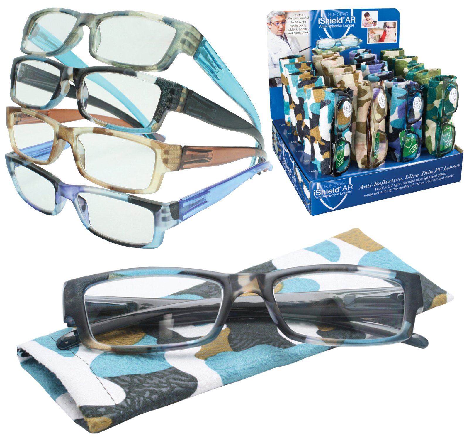 Camo Reader & Case - Cassidy in 24pcs PDQ