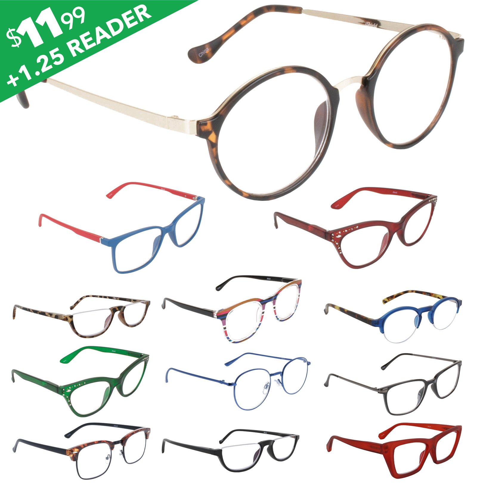 $11.99 Reader +1.25