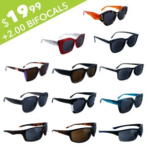 Sunglass Readers +2.00