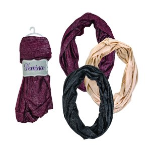 Charlotte - Infinity Scarf with Sparkle Design