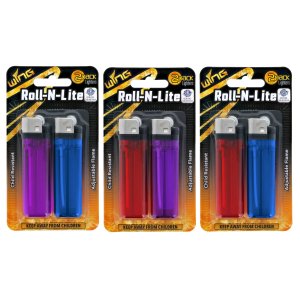 2 Pack Rolling Light Lighter