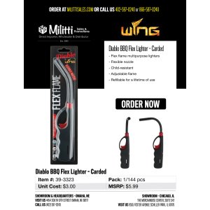 Diablo BBQ Flex Lighter - Carded