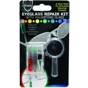 Eyeglass Repair Kit with Magnifying Glass