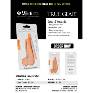 Scissors & Tweezers Set