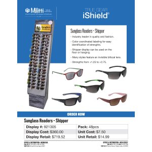 Sunglass Readers Shipper - 48pcs