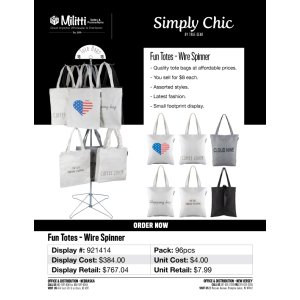 Fun Totes Wire Spinner - 96pcs