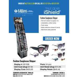 Fashion Sunglasses Shipper - 54pcs