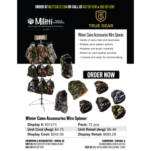 Winter Pro Guide Camo Accessories Wire Spinner