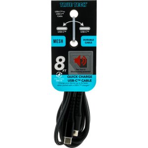 USB-C to USB-C 8FT Mesh Cable