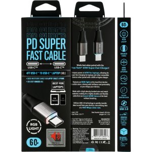 60W USB-C to USB-C Cable