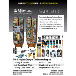 Tech & Sunglass Category Combination Program